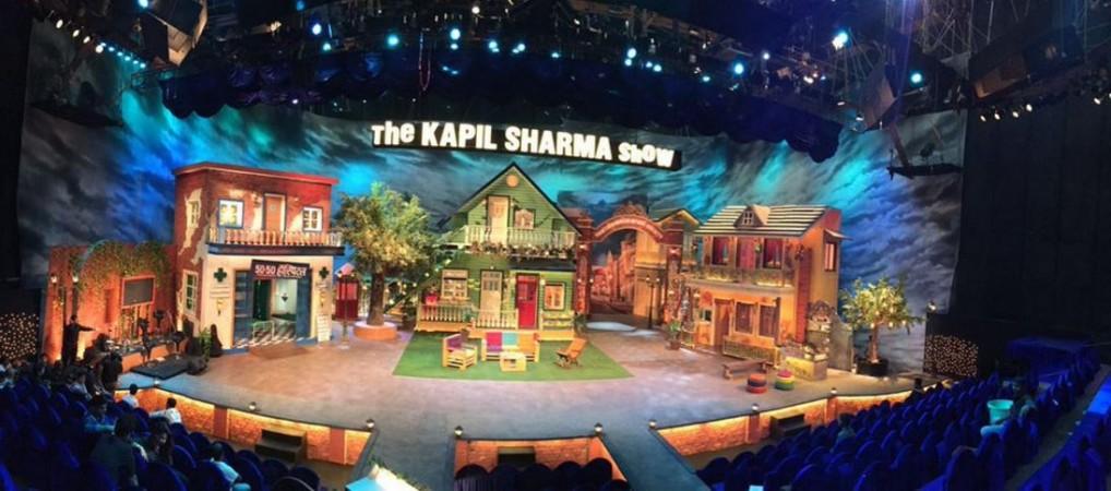 Scriptwriter of "The Kapil Sharma Show" arrested in double murder case. Pictured: The set of comedy show "The Kapil Sharma Show."