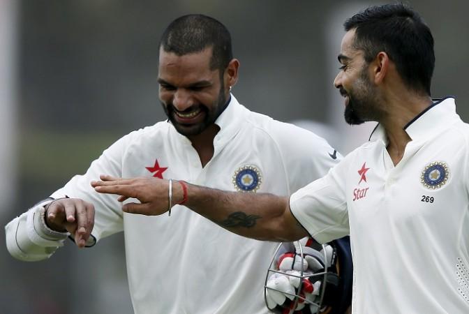 Shikhar Dhawan Virat Kohli