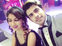 "Kumkum Bhagya" actor Ankit Mohan quits show. Pictured: Ankit Mohan (on the right) with "Kumkum Bhagya" lead actress Sriti Jha.