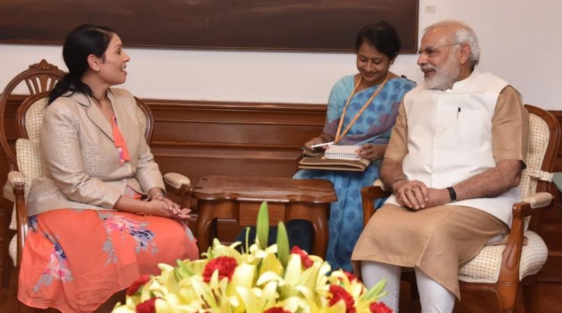 priti patel uk minister india visit modi jaitley smart city project naidu brexit eu good exit