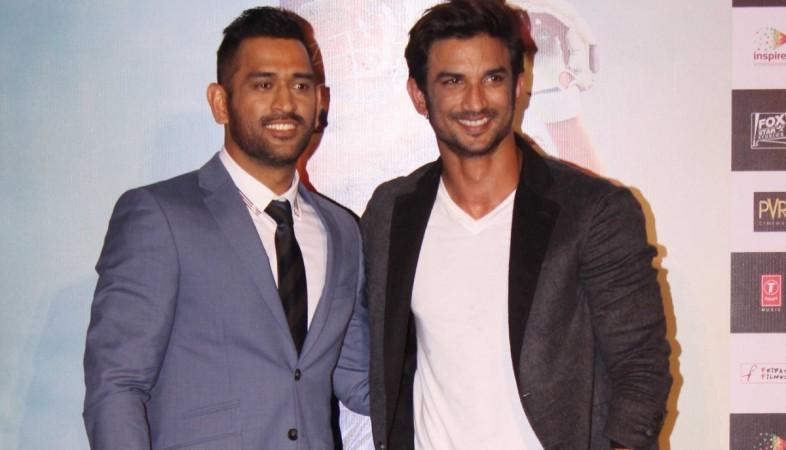 MS Dhoni and Sushant Singh Rajput