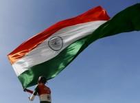 Bollywood celebs wish Happy Independence Day. Pictured: A person with the Indian flag in his hand.