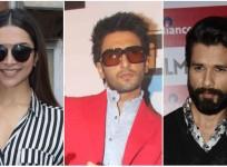 Deepika Padukone, Ranveer Singh, Shahid Kapoor