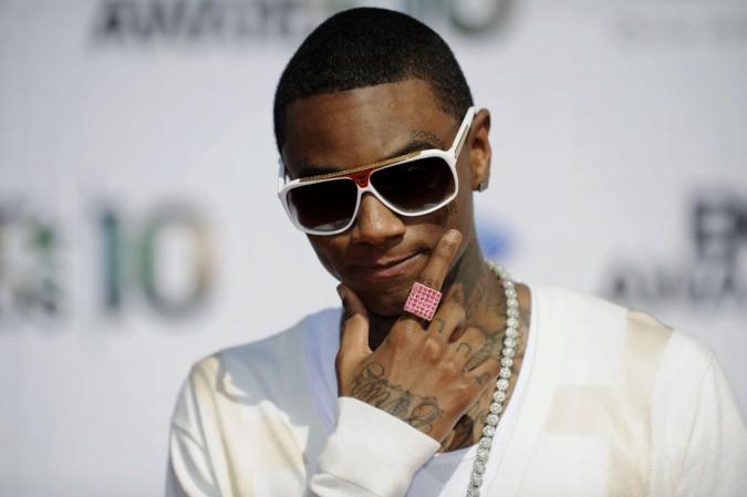 Pictured: Rapper Soulja Boy arrives at the 2010 BET Awards in Los Angeles Soulja Boy