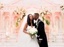 Princess and Ray J at their wedding