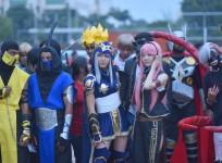 Cosplayers at Lanka comic con