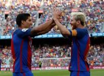 Luis Suarez Lionel Messi Barcelona