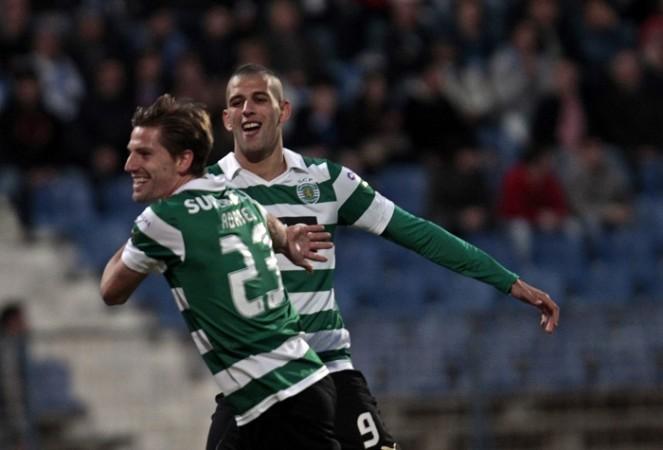 Adrien Silva Islam Slimani Sporting Lisbon
