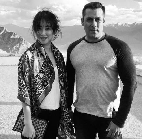 Salman Khan and Zhu Zhu