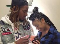 Fetty Wap and Masika with their baby girl