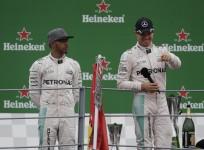 Lewis Hamilton Nico Rosberg Italian GP