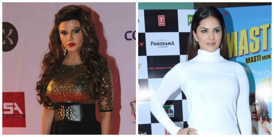 Rakhi Sawant and Sunny Leone