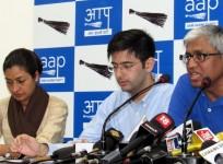 AAP leader Ashutosh addresses a press conference in New Delhi on July 27, 2016.