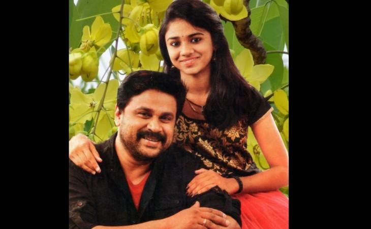 Dileep with his daughter Meenakshi