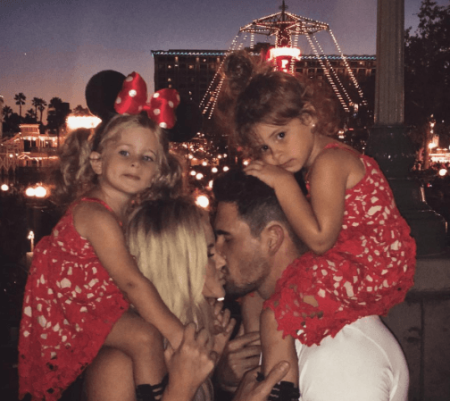 Pictured: Amanda Stanton and Josh Murray with her children. Amanda Stanton