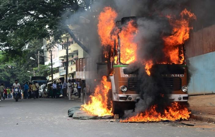 Major violence had taken place in Karnataka and Tamil Nadu in 2016, over Cauvery dispute. cauvery