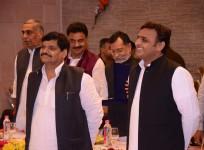 Akhilesh Yadav and Shivpal Yadav