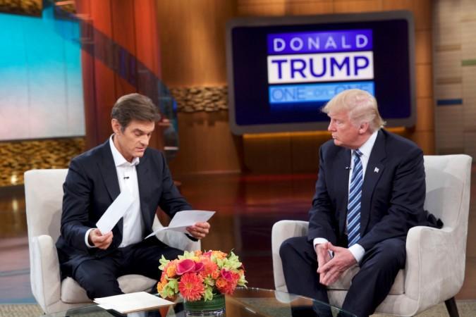 Donald Trump and Dr. Mehmet Oz