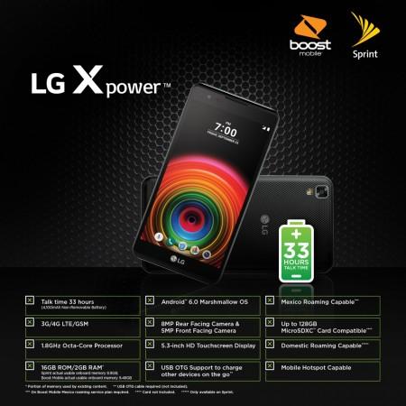 LG X Power with MediaTek processor arrives at Sprint, Boost Mobile