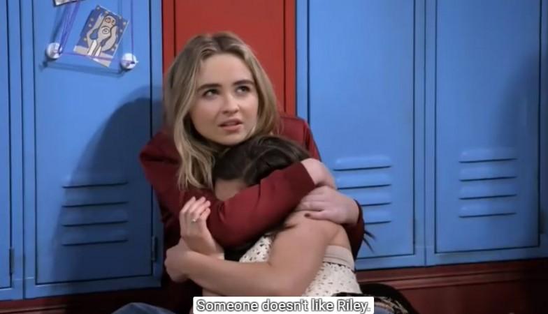 Maya comforts Riley after finding out someone does not like her