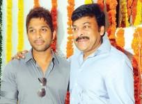 Allu Arjun and Chiranjeevi