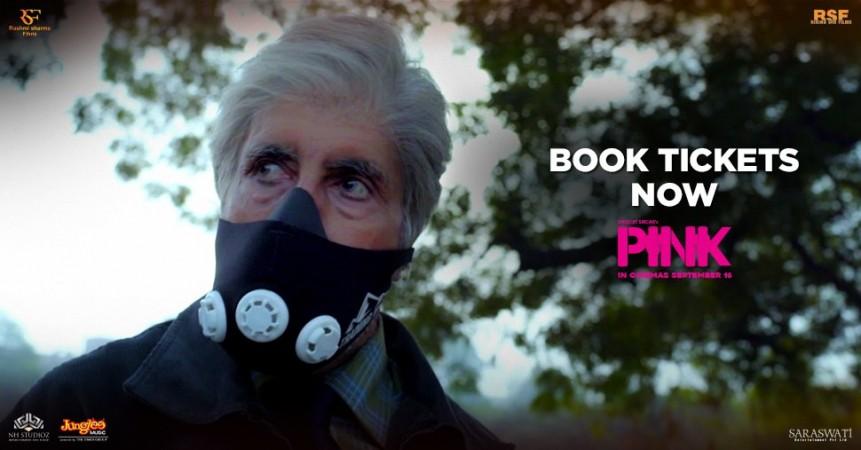 Pink day 4 box office collection. Pictured: Amitabh Bachchan in a still from Pink.