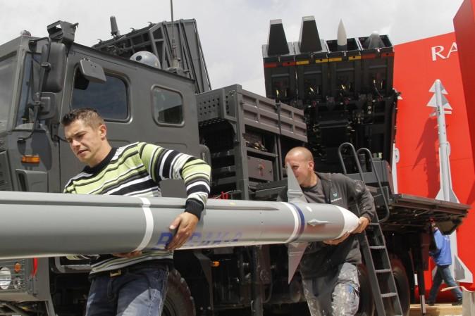 The Barak sea-to-air missile Indo-Israeli MRSAM
