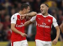 Granit Xhaka Lucas Perez Arsenal