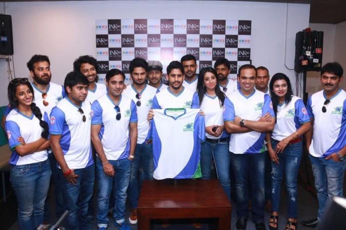 Naga Chaitanya launches Tollywood Thunders jersey