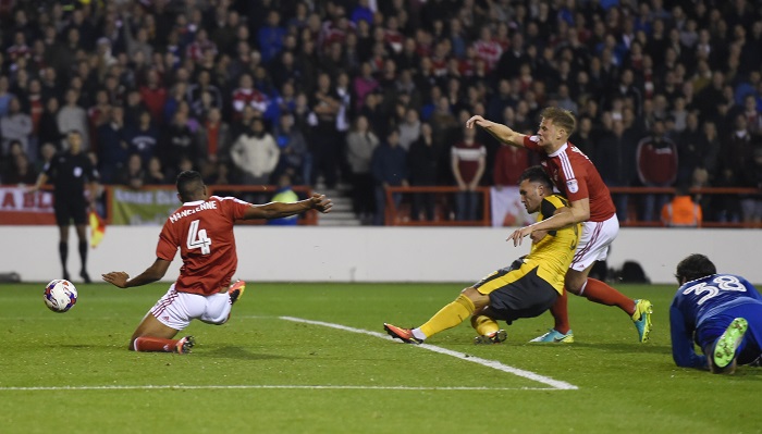 Lucas Perez Arsenal Nottingham Forest