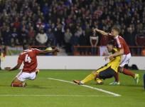 Lucas Perez Arsenal Nottingham Forest
