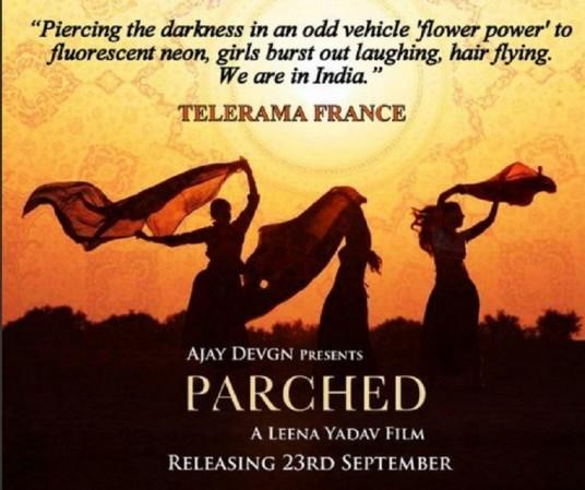 Pictured: Parched poster Radhika Apte-starrer Parched review round-up