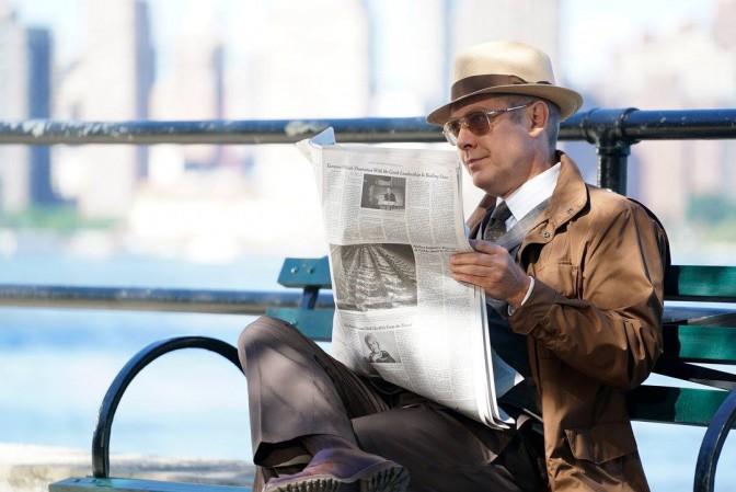 James Spader as Red in The Blacklist