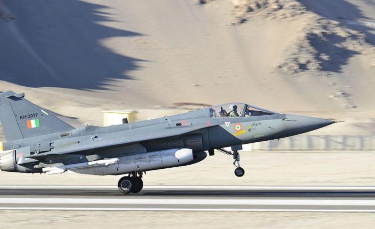 A LCA Tejas seen lifting off during a test run by the Indian Air Force. LCA Tejas