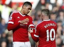 Chris Smalling Wayne Rooney Manchester United