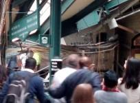 New Jersey Transit train derailed