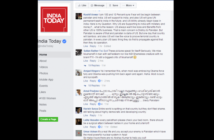 Pakistanis attack India Today