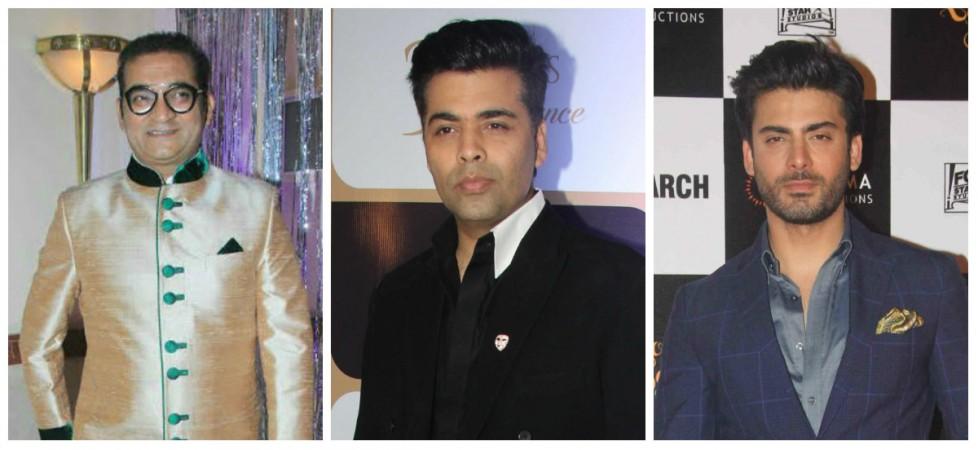 Abhijeet Bhattacharya, Karan Johar and Fawad Khan
