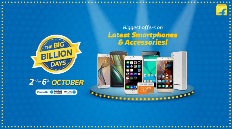 Flipkart Big Billion Days 2016 smartphone offers