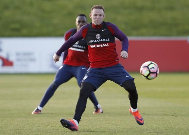 Wayne Rooney attends a training session for England at St. George's Park, October 4, 2016 Wayne Rooney England