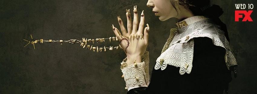 Pictured: The poster for Season 6 of American Horror Story. American Horror Story