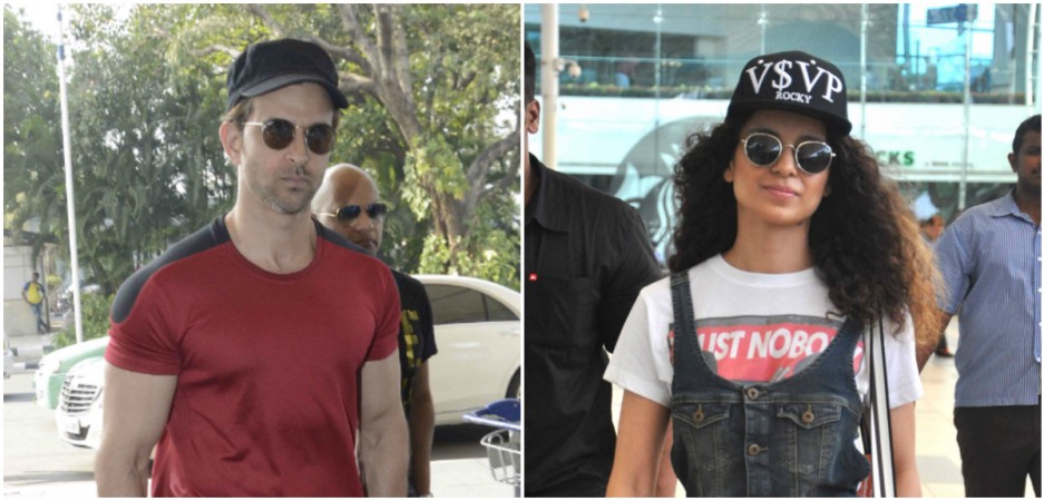 Hrithik Roshan and Kangana Ranaut
