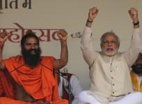 Baba Ramdev with Prime Minister Narendra Modi