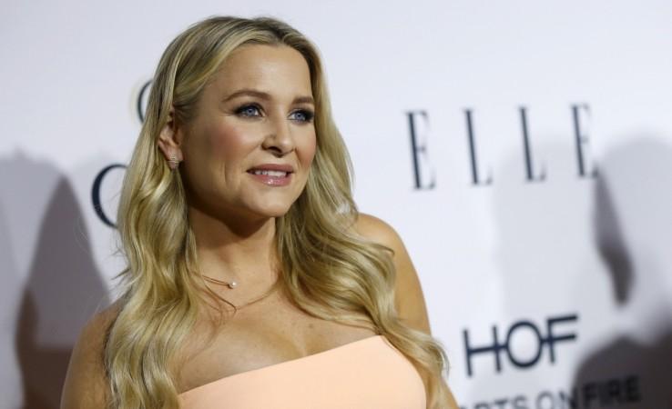 Actress Jessica Capshaw poses at ELLE's Annual Women in Television dinner in Los Angeles, California January 20, 2016. Jessica Capshaw