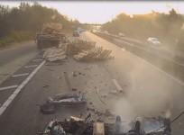 Lorry driver jailed for causing horrific crash