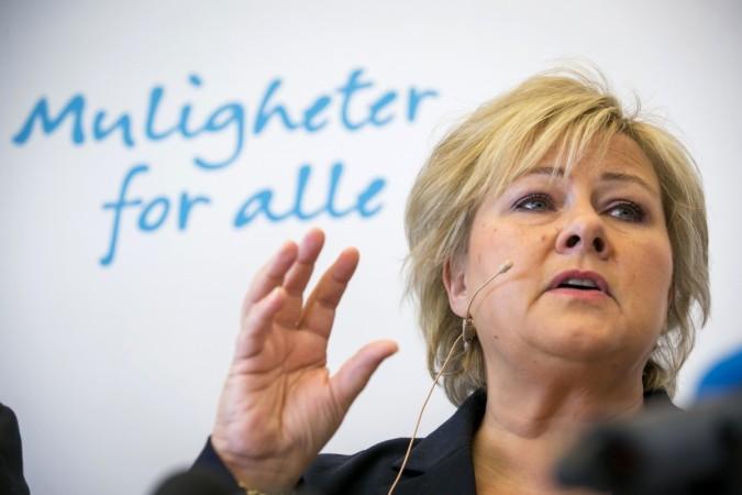 Norway's Prime Minister Erna Solberg Norway's Prime Minister Erna Solberg