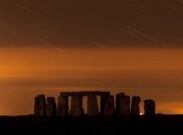 Meteor shower in