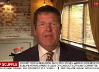 Ukip MEP Mike Hookem describes scuffle with Steven Woolfe as handbags at dawn, girl on girl