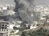 Video shows bombing of funeral hall in Yemen