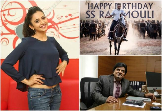 Pictured: Rakul Preet Singh, SS Rajamouli and Ali Rakul Preet Singh, SS Rajamouli, Ali